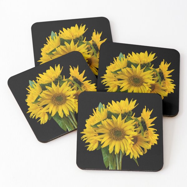 Item preview, Gorgeous Impressive Yellow Sunflowers Bouquet Shapes Mania designed and sold by Shapes-Mania.
