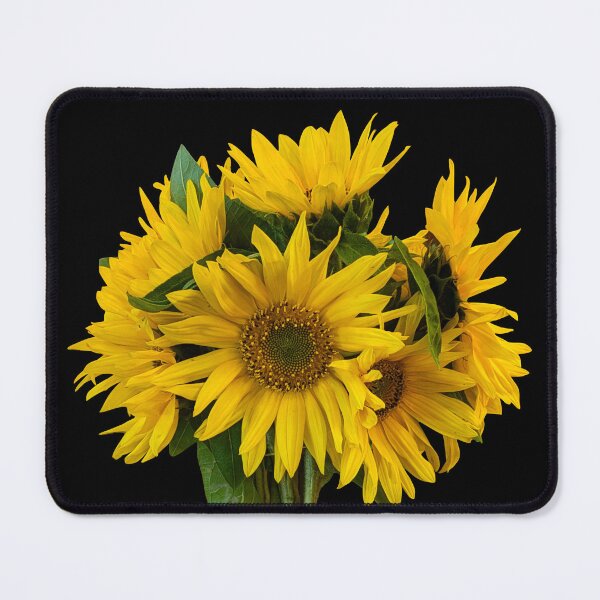 Item preview, Gorgeous Impressive Yellow Sunflowers Bouquet Shapes Mania designed and sold by Shapes-Mania.