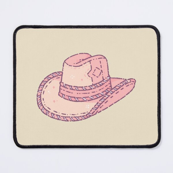 Item preview, Pink Cowboy Hat, soft pastel illustration designed and sold by Magnificent Lizard.