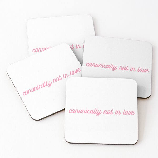 Item preview, canonically not in love designed and sold by Nyxander's Bookish Catalogue.