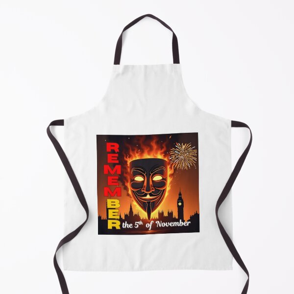 Item preview, “REMEMBER the 5th – Guy Fawkes Fire & Freedom Art” designed and sold by PixelInfinite.