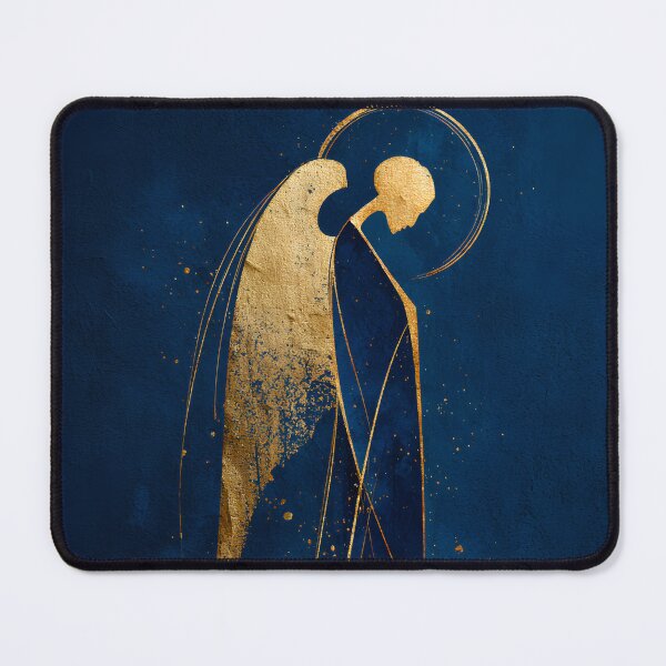 Item preview, Sacred Angel of Peace in Blue and Gold designed and sold by daila70.