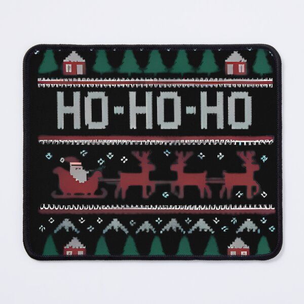 Item preview, Ho-Ho-Ho Santa Sleigh Reindeer Holiday Pattern designed and sold by By:MarcinK.