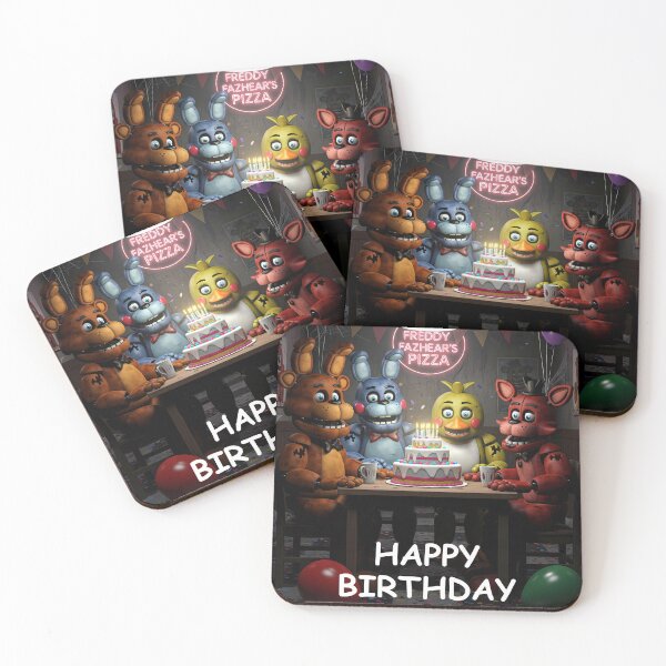 Item preview, FNAF Birthday designed and sold by DeviantMerch.