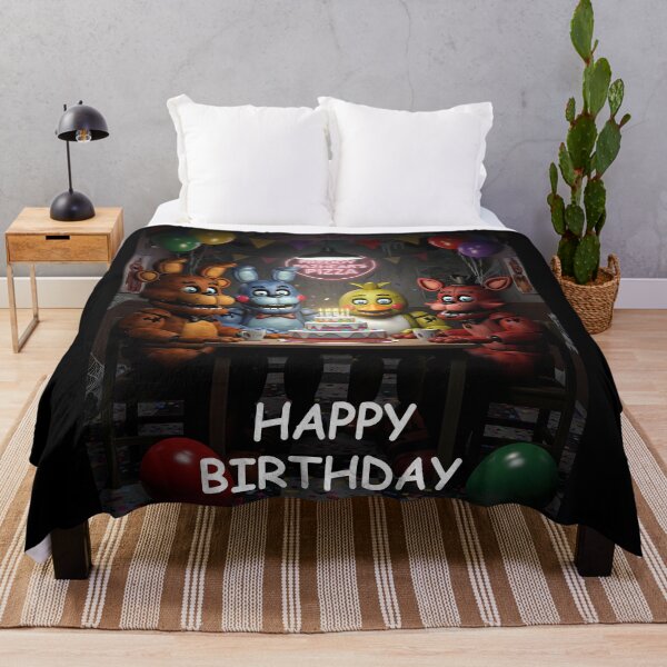 Item preview, FNAF Birthday designed and sold by DeviantMerch.