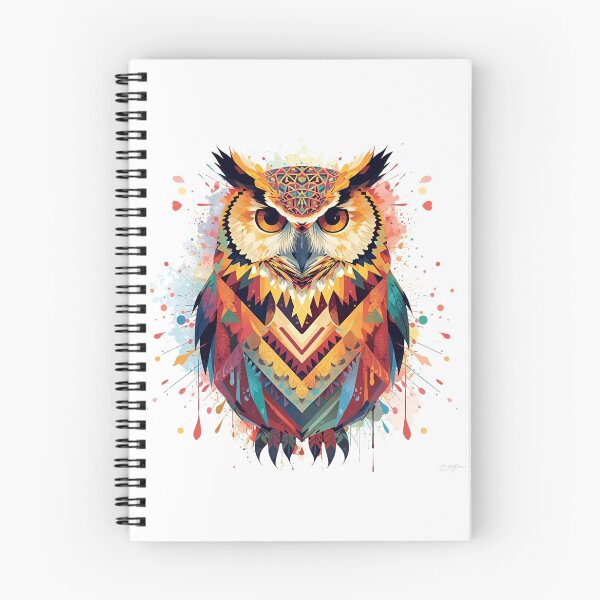 Item preview, Boho Harmony - Geometric Owl designed and sold by Lumive.