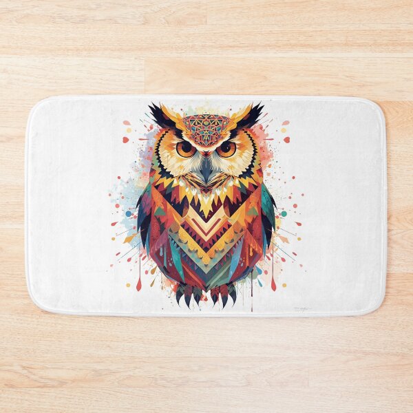 Item preview, Boho Harmony - Geometric Owl designed and sold by Lumive.