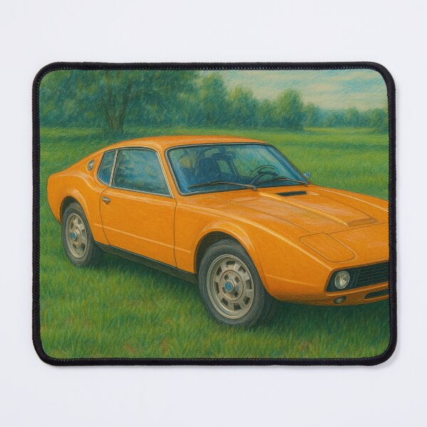 Item preview, Classic Swedish Car designed and sold by SylwiaCarArt.