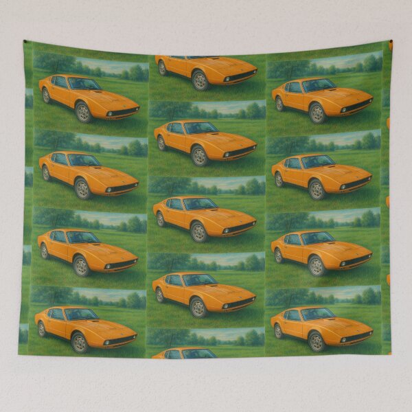 Item preview, Classic Swedish Car designed and sold by SylwiaCarArt.