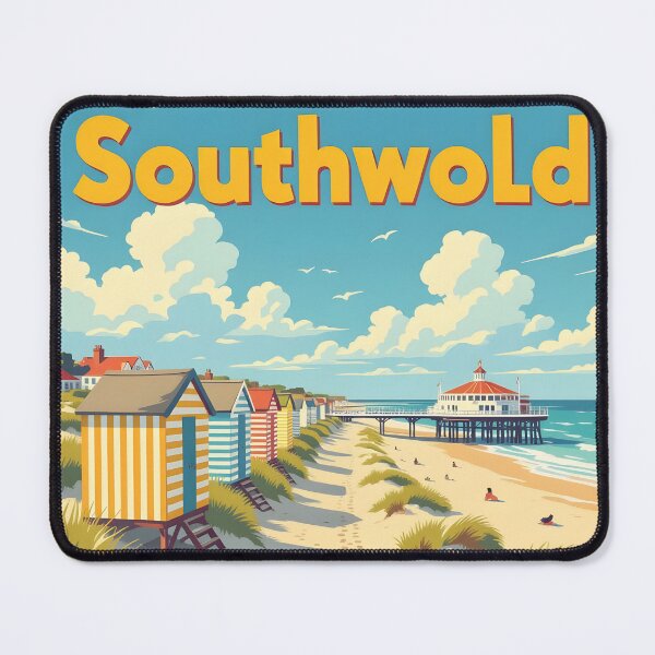 Item preview, Southwold, Suffolk: Vintage-Style Painterly Travel Poster designed and sold by LSVart.