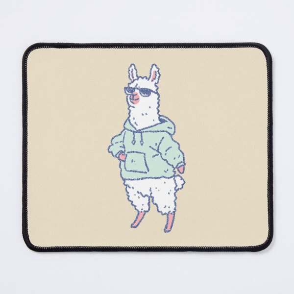 Item preview, Nonchalant Llama wearing hoodie and sunglasses designed and sold by Magnificent Lizard.