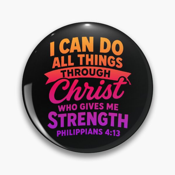 Item preview, Philippians 4:13 I can do all things through Christ who gives me strength designed and sold by plushism.
