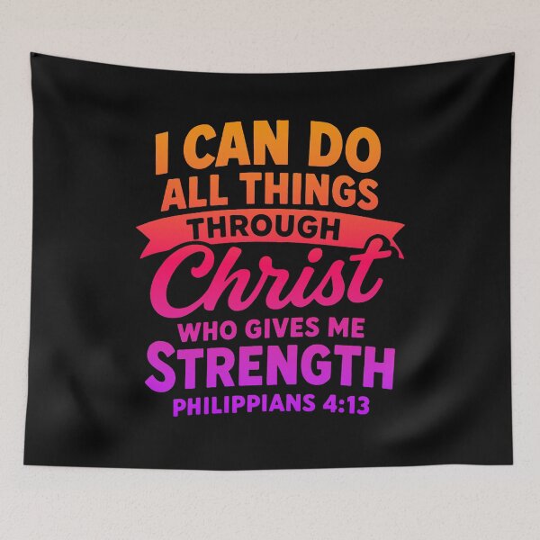 Item preview, Philippians 4:13 I can do all things through Christ who gives me strength designed and sold by plushism.