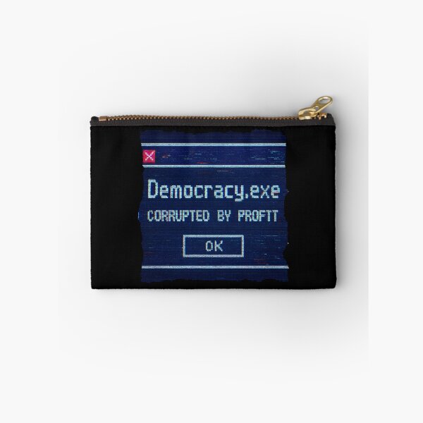 Item preview, Democracy.exe – Corrupted by Profit designed and sold by rolfzogg ART.