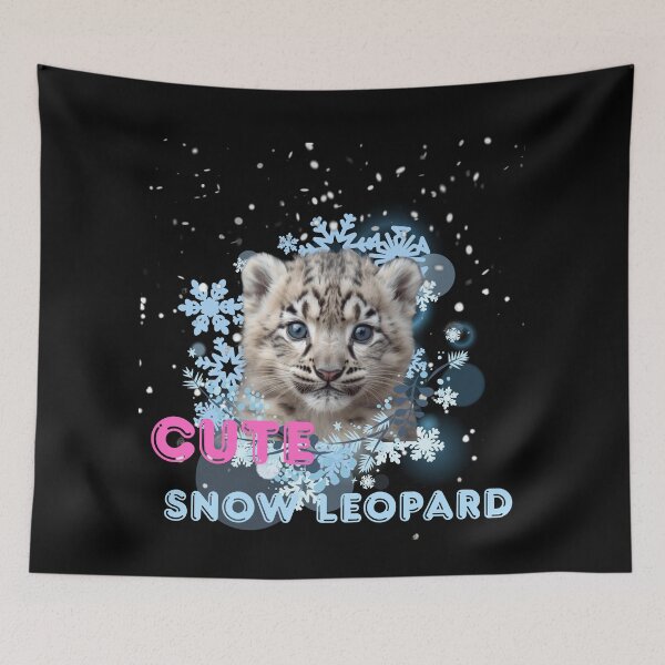Item preview, Sweet Snow Leopard designed and sold by Sokono.