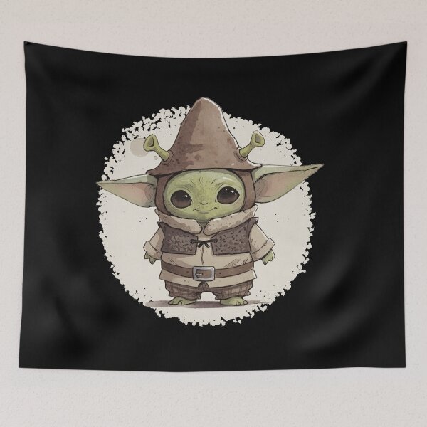 Item preview, BABY YODA DRESSED AS SHREK designed and sold by LIS AND MELIVERSO.