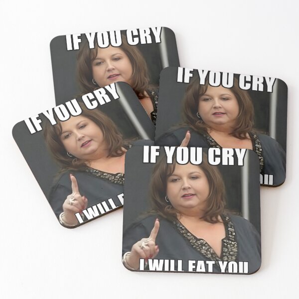 Item preview, If You Cry I Will Eat You – Funny Meme Quote designed and sold by xMErCUrY03x.