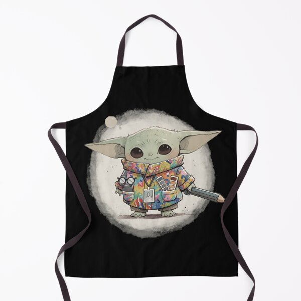 Item preview, BABY YODA AS GRAPHIC DESIGNER designed and sold by LIS AND MELIVERSO.