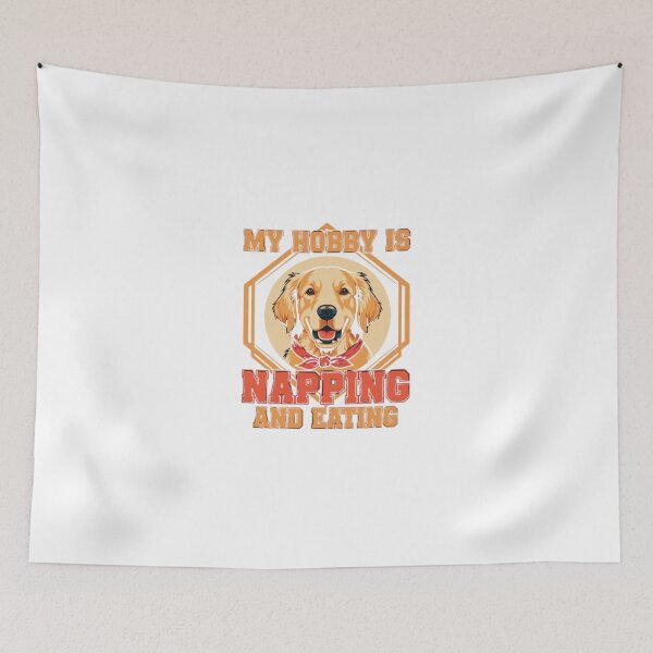 Item preview, My Hobby is Napping and Eating | Classic Dog T-Shirt designed and sold by SoftPeepCo.