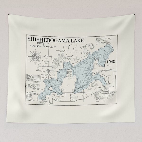 Item preview, SHISHEBOGAMA Lake - Minocqua County  designed and sold by Jean Plout.