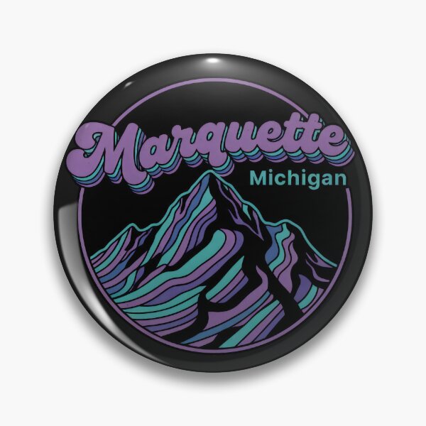 Item preview, Marquette, Michigan Retro Ski Hill designed and sold by TheOldMittenIllustrated.