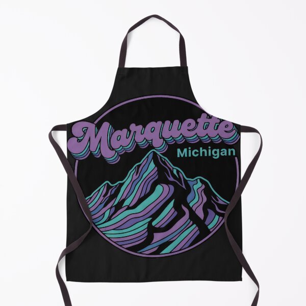 Item preview, Marquette, Michigan Retro Ski Hill designed and sold by TheOldMittenIllustrated.