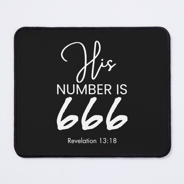 Item preview, His Number Is 666 | 666 | Revelation 13:18 designed and sold by Anniko Art Studio.