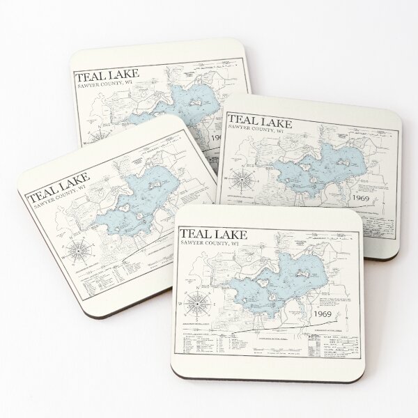Item preview, Teal Lake - Sawyer County  designed and sold by Jean Plout.