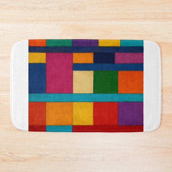 Item preview, Color Geometry Harmony – Vintage Abstract Inspired by Stanley Whitney designed and sold by EugenioPrints.