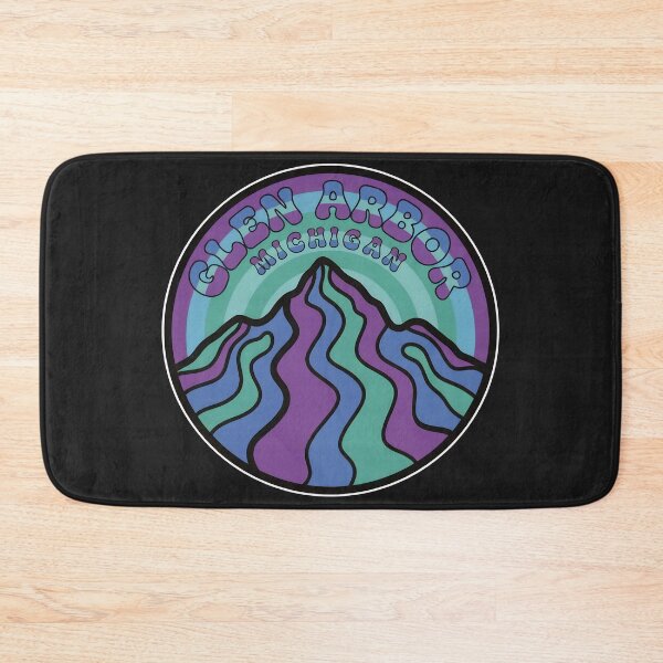 Item preview, Glen Arbor, Michigan Retro Ski Hill designed and sold by TheOldMittenIllustrated.