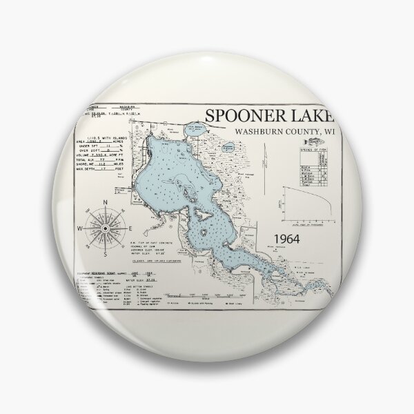 Item preview, Spooner Lake - Washburn County  designed and sold by Jean Plout.