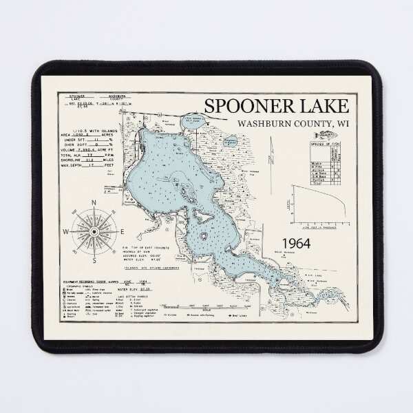 Item preview, Spooner Lake - Washburn County designed and sold by Jean Plout.