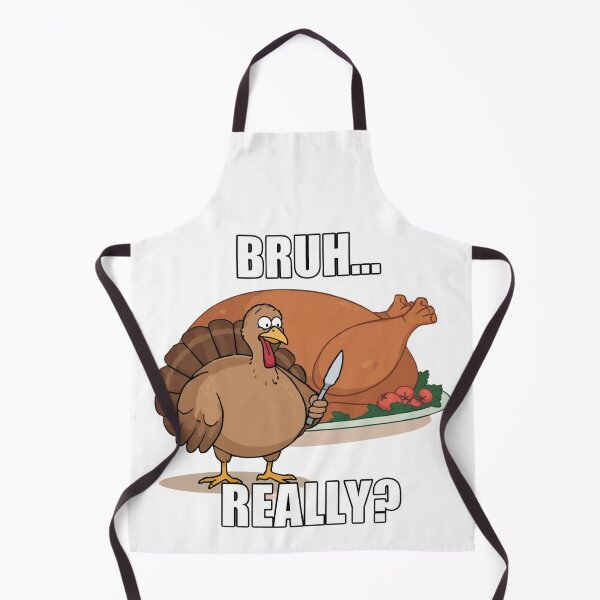 Item preview, Bruh Really Turkey Meme – Funny Thanksgiving Cute Chubby Turkey V.2 designed and sold by xMErCUrY03x.