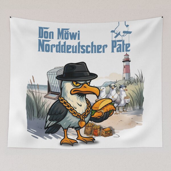 Item preview, North German Godfather Beach Hero - Seagull Mafia designed and sold by Jawoahl.