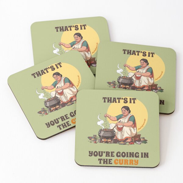 Item preview, That's it You're Going in the Curry | Indian Auntie designed and sold by QuirkyGuacamole.