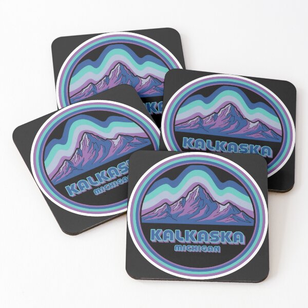 Item preview, Kalkaska, Michigan Retro Ski Hill designed and sold by TheOldMittenIllustrated.