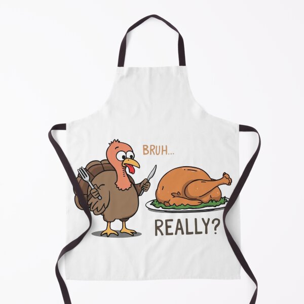 Item preview, Bruh Really Turkey Meme – Funny Thanksgiving Cute Chubby Turkey V.3 designed and sold by xMErCUrY03x.