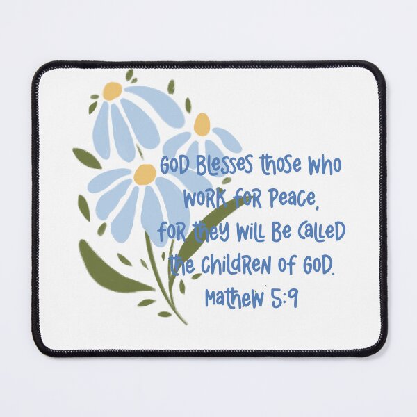 Item preview, Matthew 5:9 — “Blessed are the peacemakers. designed and sold by byhannahart.