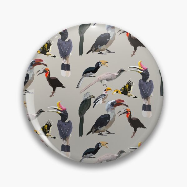 Item preview, H is for Hornbill,Hornbill Illustration – Striking Tropical Bird with Iconic Beak Artwork designed and sold by PrettylittlepastelUk.