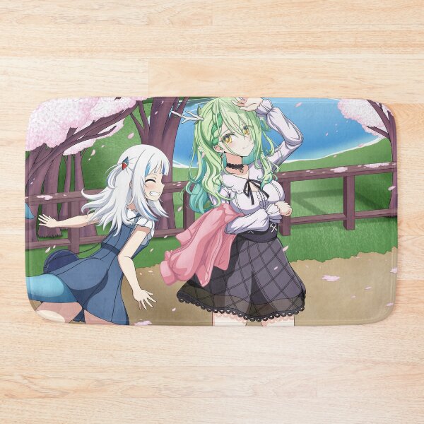 Item preview, Gawr Gura + Ceres Fauna Hololive vTuber Art designed and sold by James Perrott.
