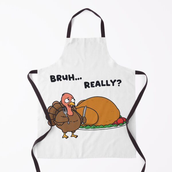 Item preview, Bruh Really Turkey Meme – Funny Thanksgiving Cute Chubby Turkey V.4 designed and sold by xMErCUrY03x.