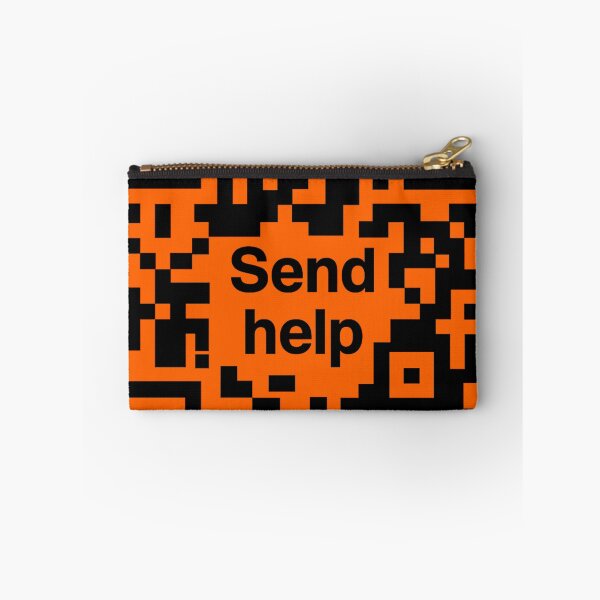 Item preview, Send Help QR Code designed and sold by The Daily Sketchbook .