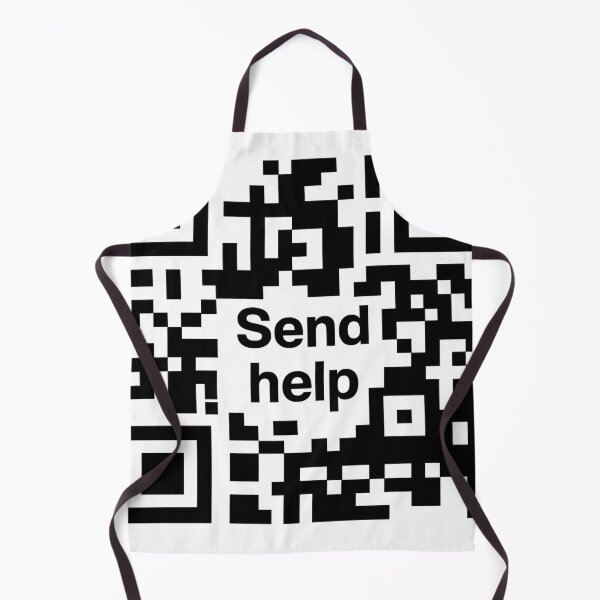 Item preview, Send Help QR Code designed and sold by The Daily Sketchbook .