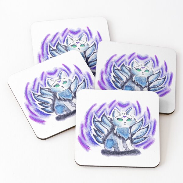 Item preview, Purple Aura Kitsune Fox designed and sold by FoxSplatter.