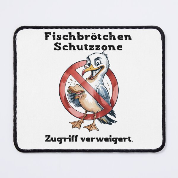 Item preview, Fish sandwich protected zone - Seagull mafia - North Sea Baltic Sea designed and sold by Jawoahl.