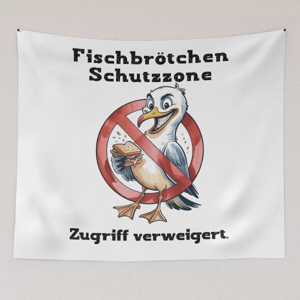 Item preview, Fish sandwich protected zone - Seagull mafia - North Sea Baltic Sea designed and sold by Jawoahl.