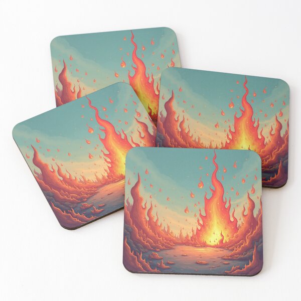 Item preview, In the land of flames designed and sold by MattBStickers.