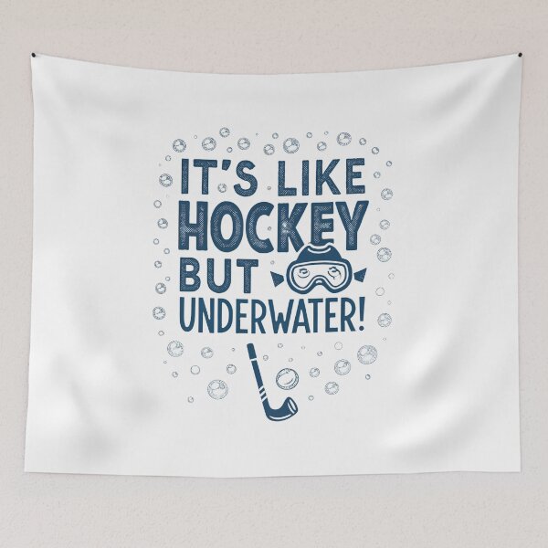 Item preview, Funny Underwater Hockey Quote | It’s Like Hockey… But Underwater! designed and sold by VividOrganica.