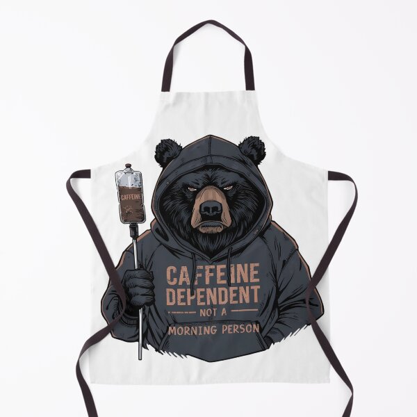 Item preview, Caffeine Dependent Bear – Not a Morning Person designed and sold by ShirtHatch.