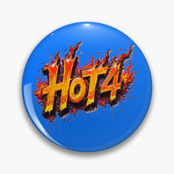 Item preview, HOT4 in graffiti flame style lettering designed and sold by Hot4Shirt.